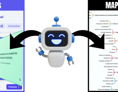 gerar flashcards e mapas mentais com ia