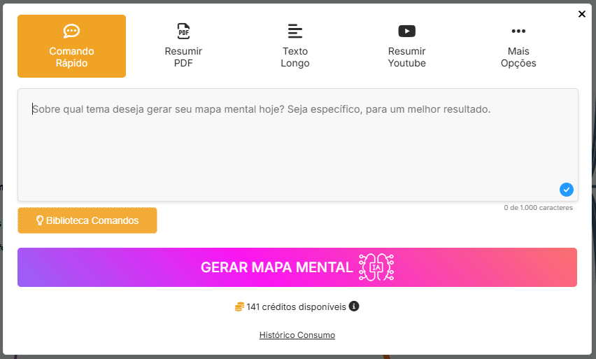 gerar mapa mental com ia