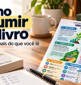 como resumir um livro em uma folha