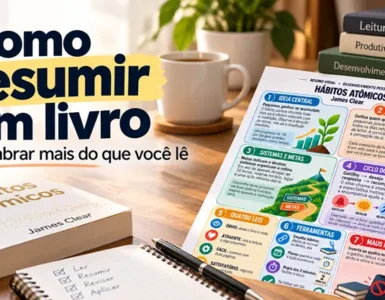 como resumir um livro em uma folha