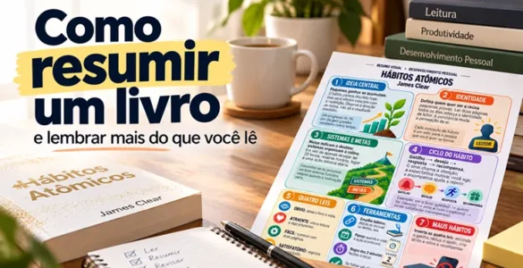 como resumir um livro em uma folha